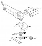 Bosch 0 601 801 015 GWS 9-125 Angle Grinder Spare Parts